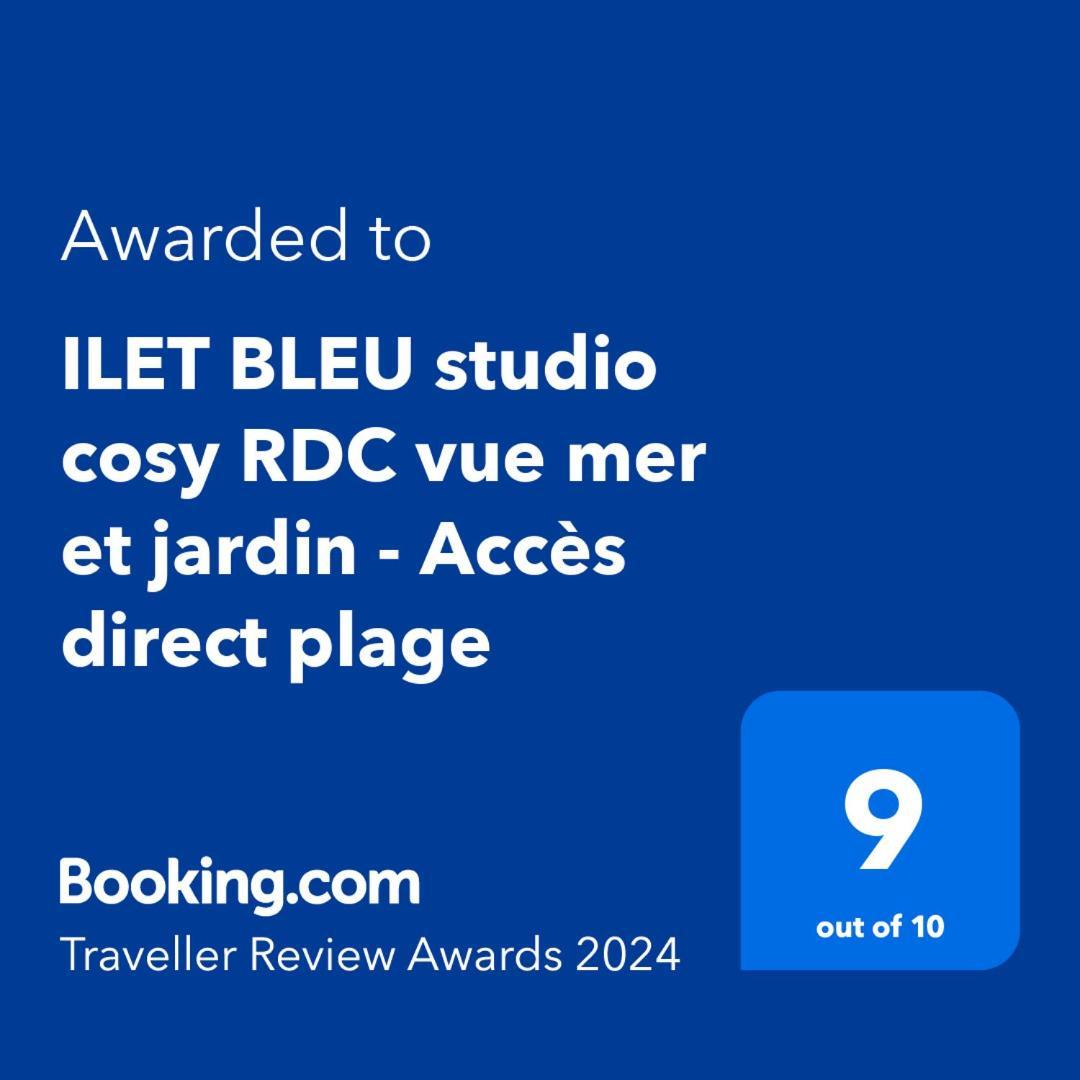 Ilet Bleu Studio Cosy Rdc Vue Mer Et Jardin - Acces Direct Plage Le Gosier  Eksteriør bilde